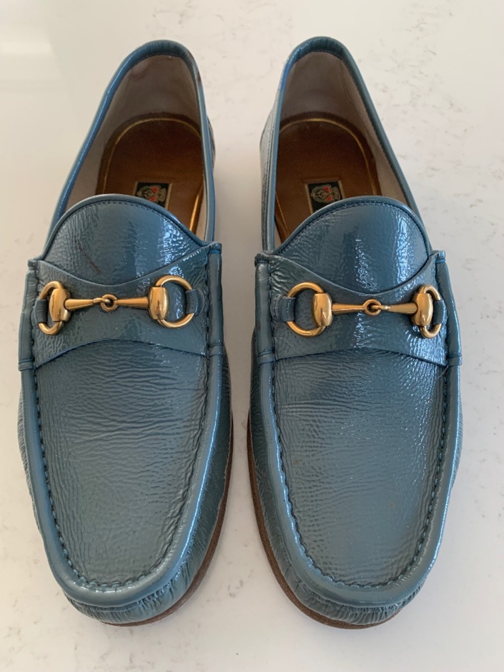 Gucci horsebit patent leather men’s loafers